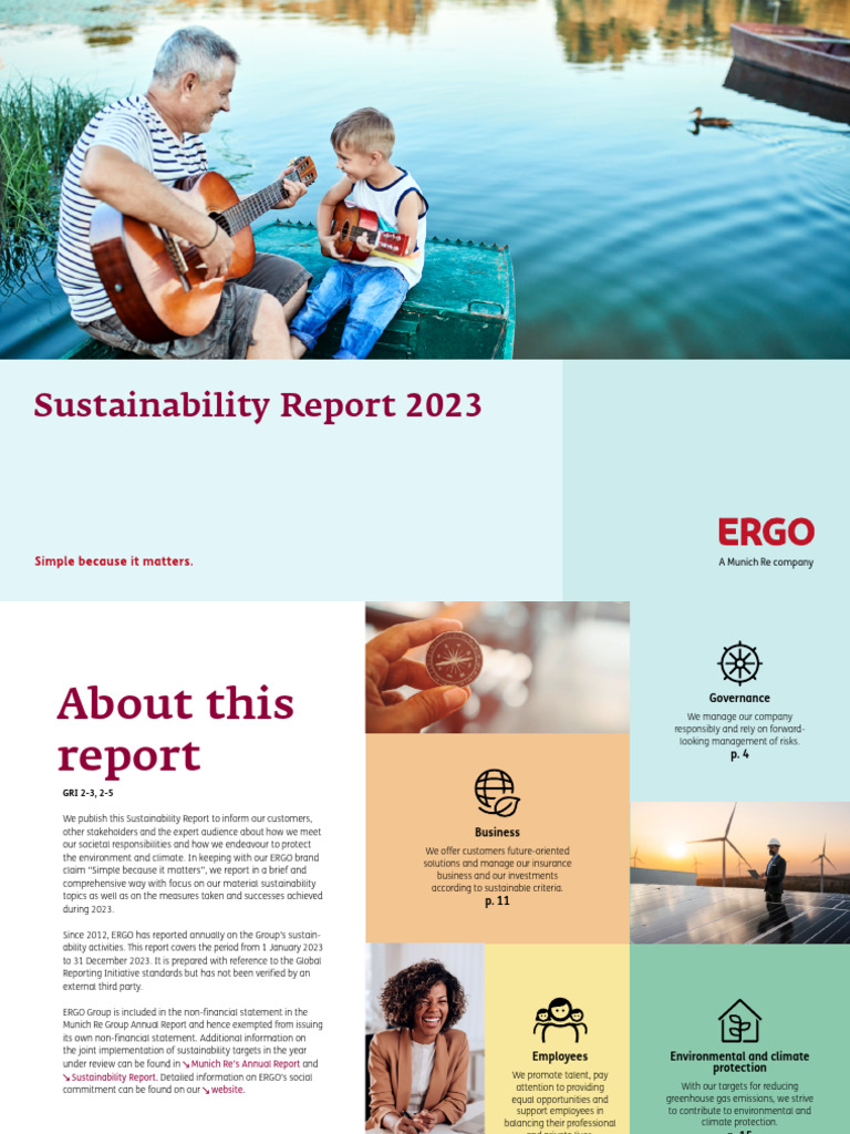 2023 Ergo Sustainability Report Download Free Pdf Sustainability