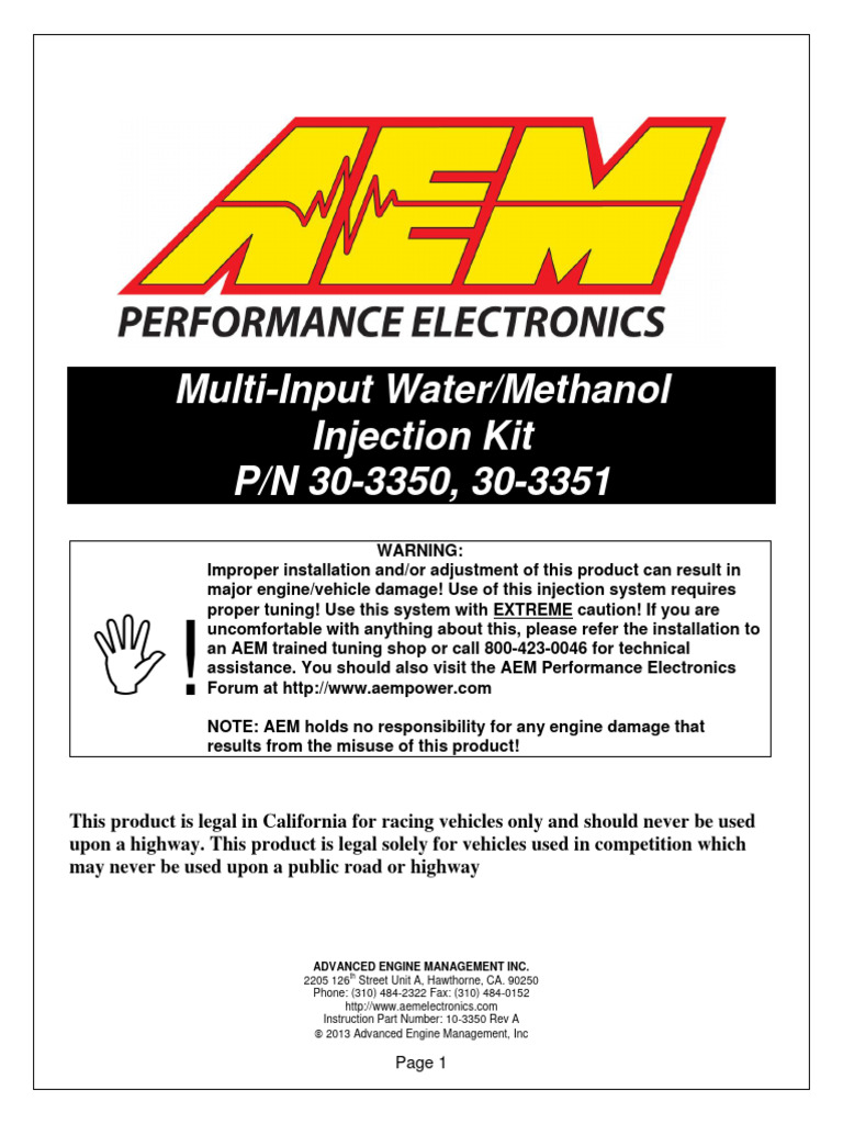 Avm 30 3350 | PDF | Pump | Fuel Injection