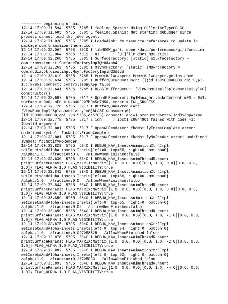 Android Debugging Log Analysis | PDF | Directory (Computing) | Software ...