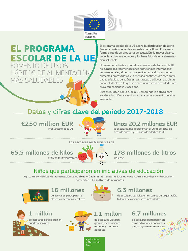 School Scheme Factsheet - Es | PDF | Alimentos | Obesidad