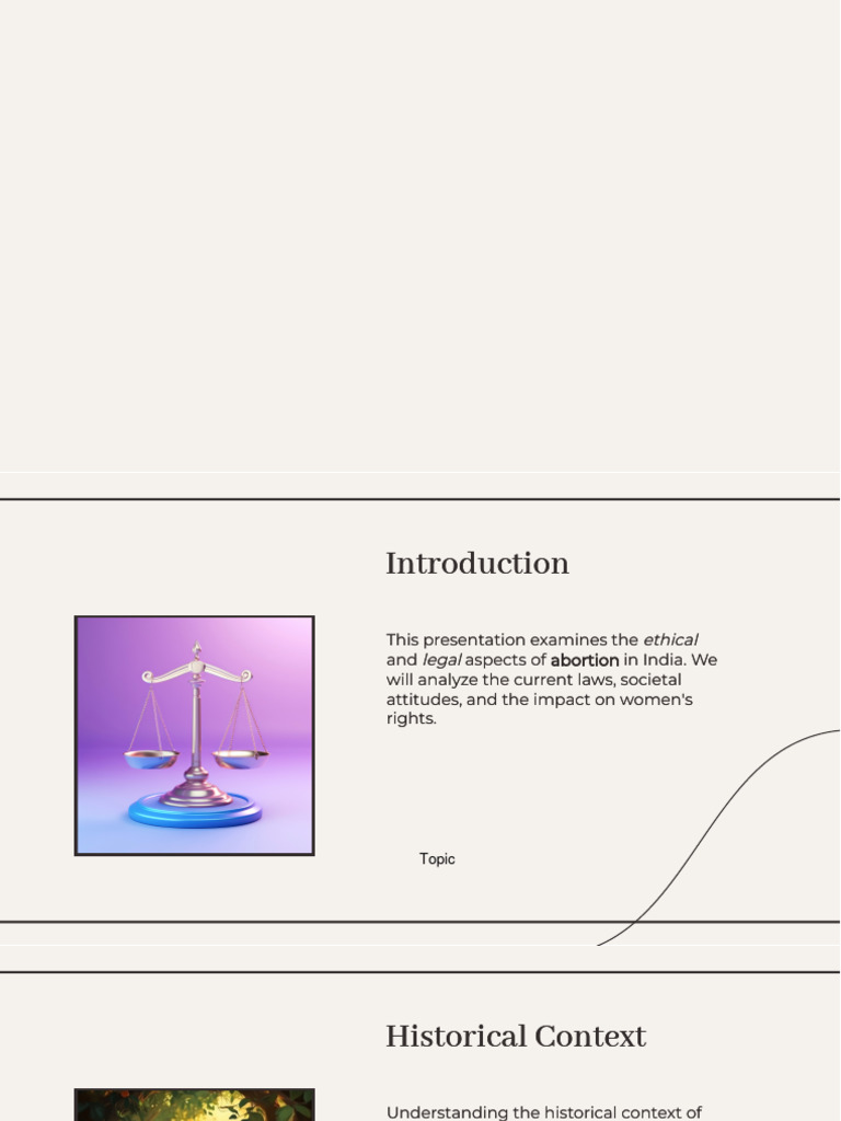 Slidesgo Examining The Ethical and Legal Aspects of Abortion in India ...
