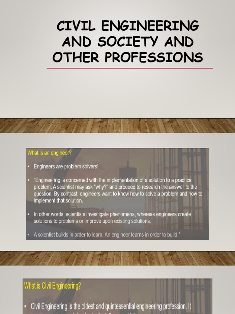 Overview of Civil Engineering Organizations | PDF | Social Science | Art