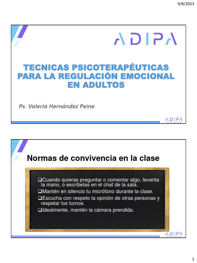 Técnicas de Regulación Emocional en Adultos | PDF | Las emociones | Ira