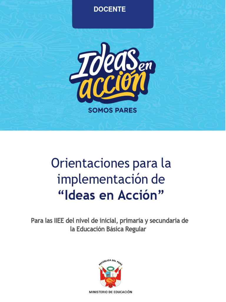 Orientaciones para La Implementacion de Ideas en Accion | PDF ...
