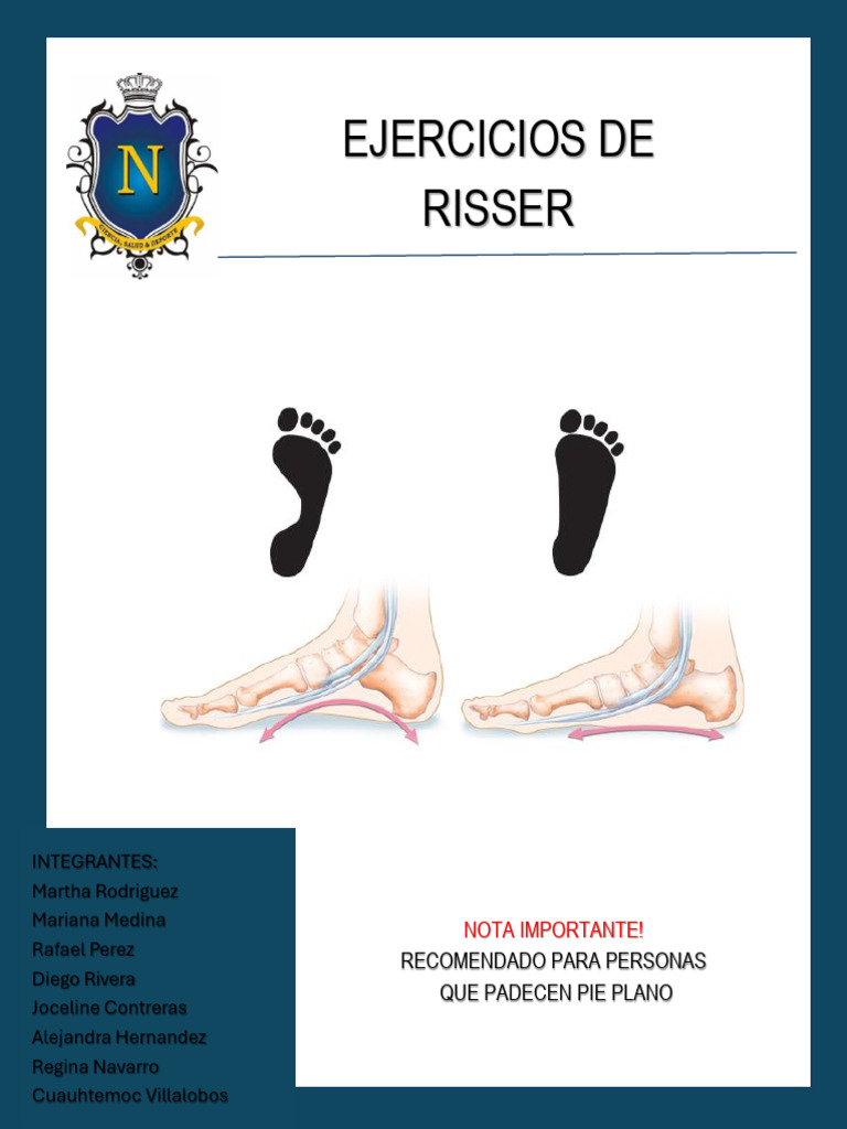 Ejercicios de Risser para Pie Plano | PDF | Pie | Tobillo