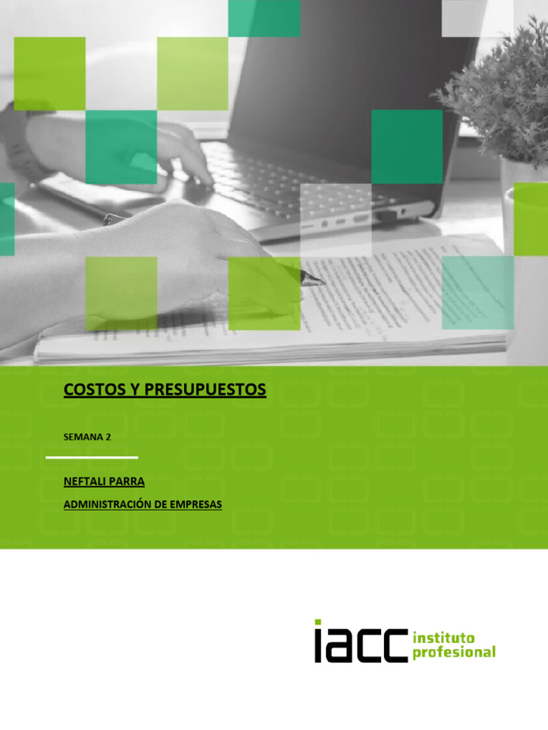 Tarea Costos y Presupuestos T2 | PDF | Presupuesto | Economias