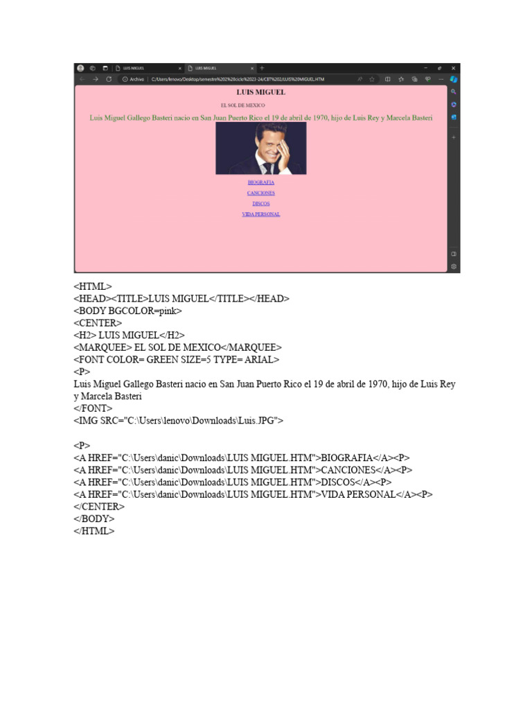 Codigo HTML | PDF