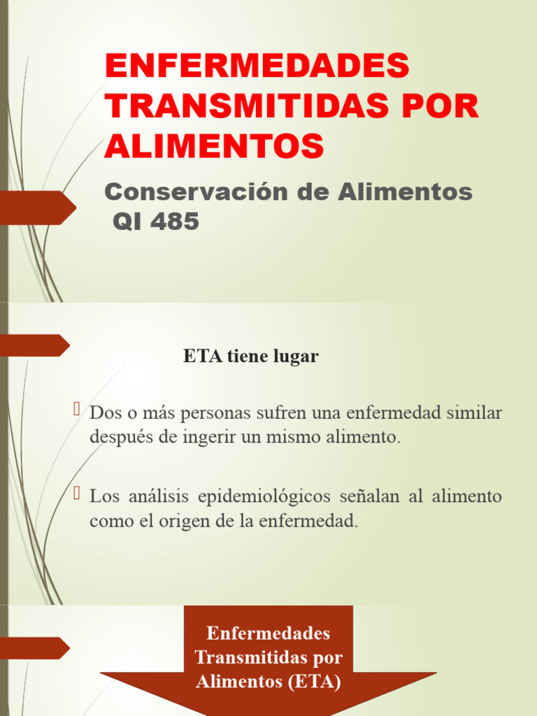 Enfermedades Transmitidas por Alimentos | PDF | Alimentos | Micotoxinas