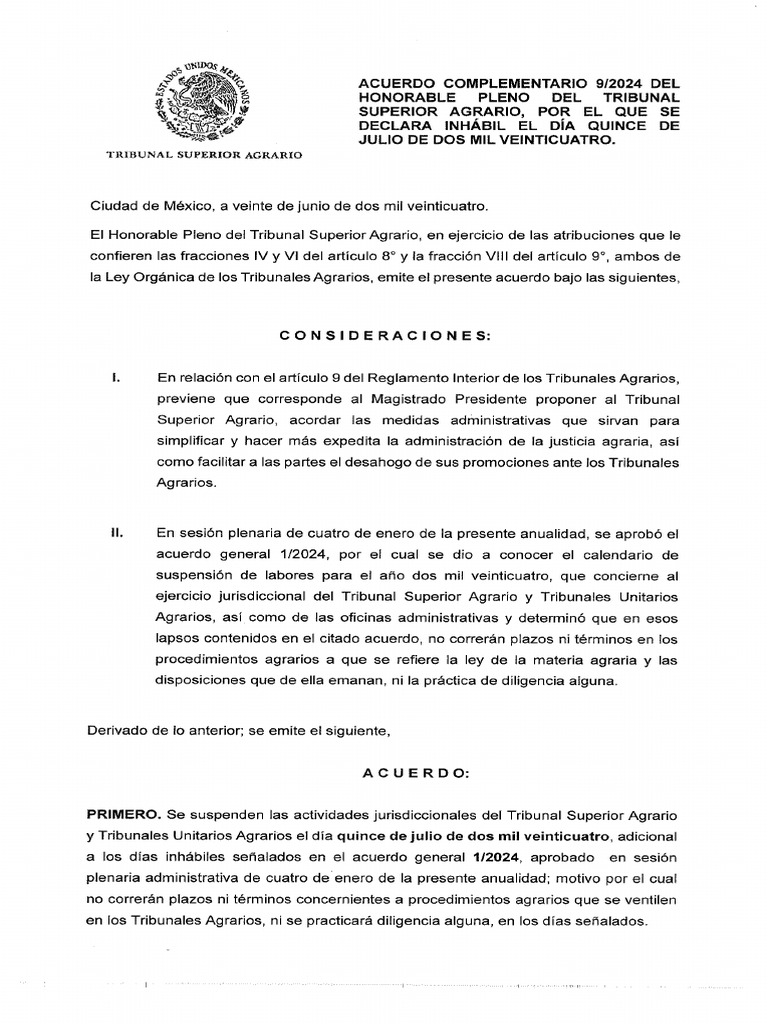 Acuerdo 010345 | PDF