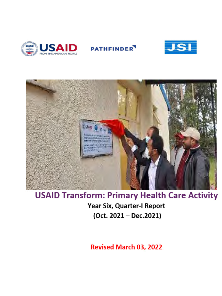 USAID Transform Health Care Report Q1 2021 | PDF | Neonatal Intensive ...