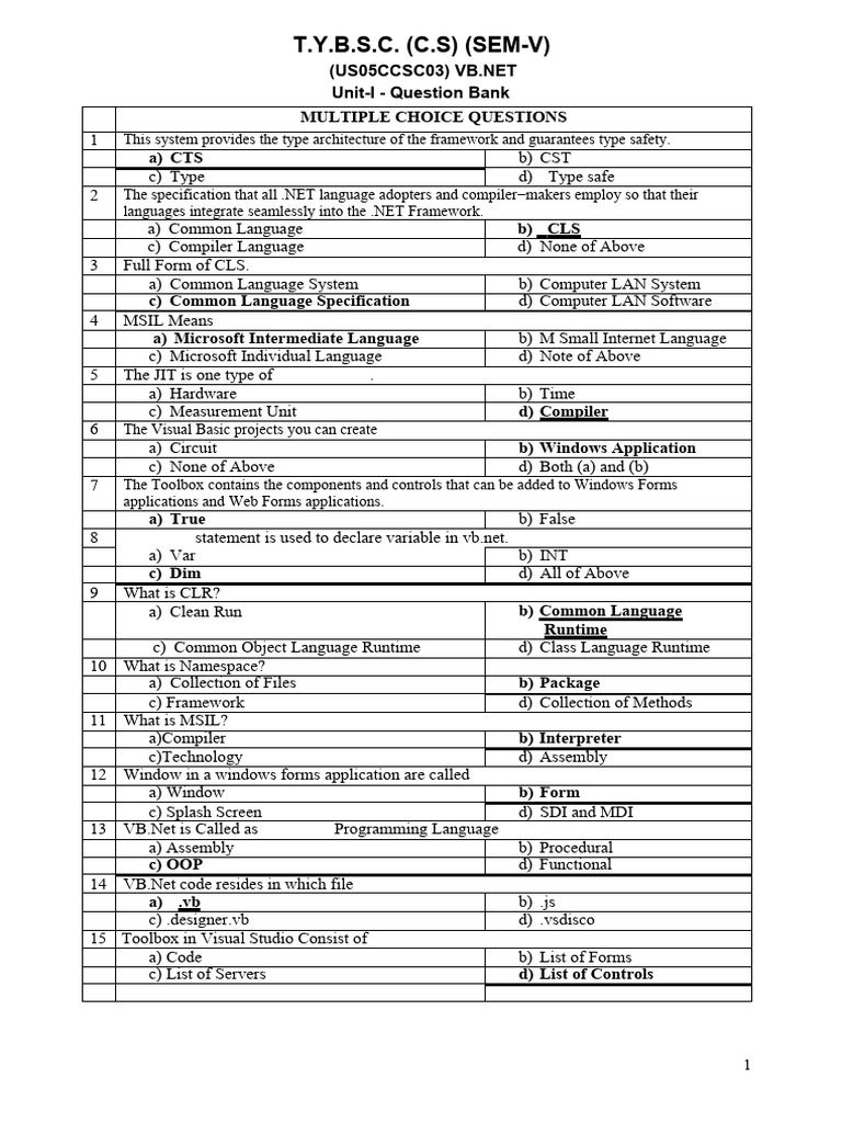 Us05ccsc22 - QB | PDF | Databases | Sql