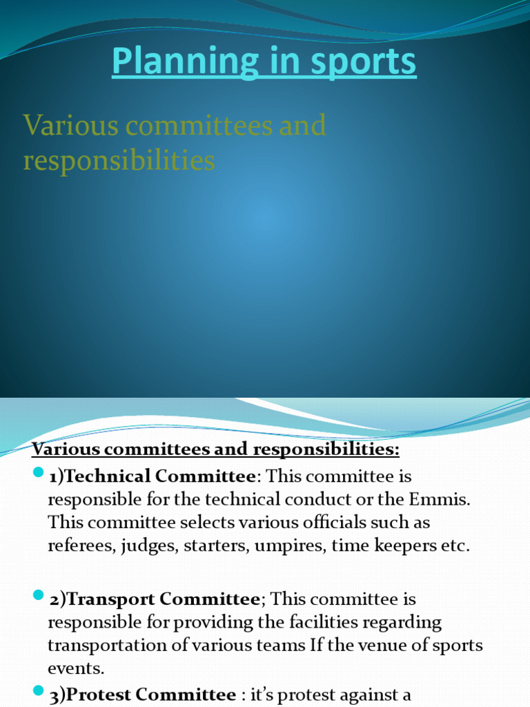 Various Commitee | PDF