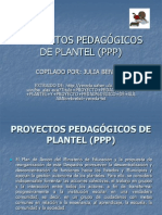 PROYECTOS PEDAGÓGICOS DE PLANTEL (PPP)