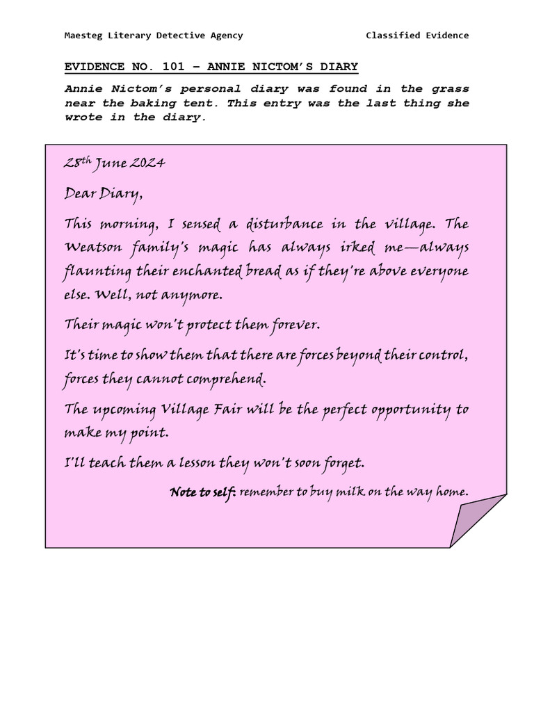 Transition 28 jun 2024 evidence pack pdf bakery