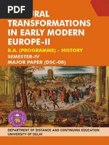 Sol Material Cultural Transformation in Early Modern Europe