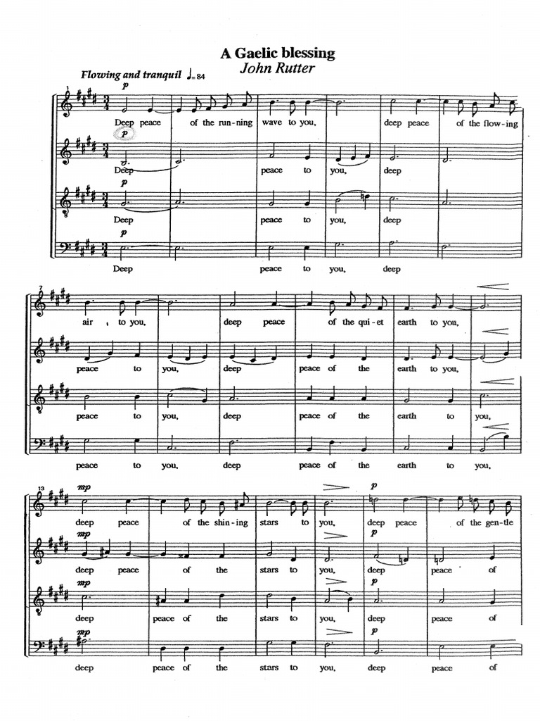 A Gaelic Blessing | PDF