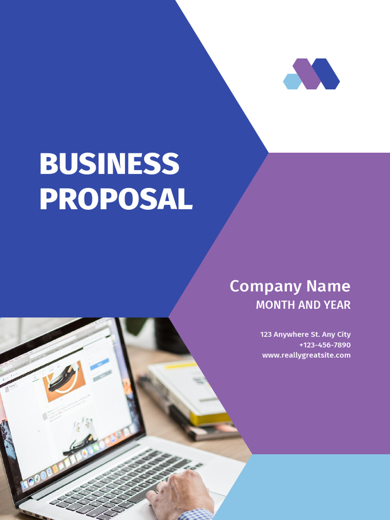 Black minimalist company project proposal pdf sales budget