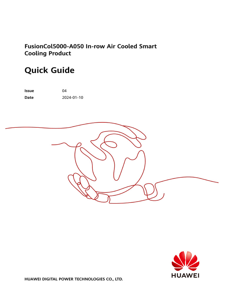 FusionCol5000-A050 In-Row Air Cooled Smart Cooling Product Quick Guide ...