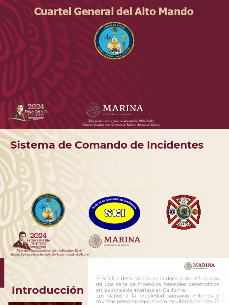 Sistema de Comando de Incidentes en México | PDF | Logística | México