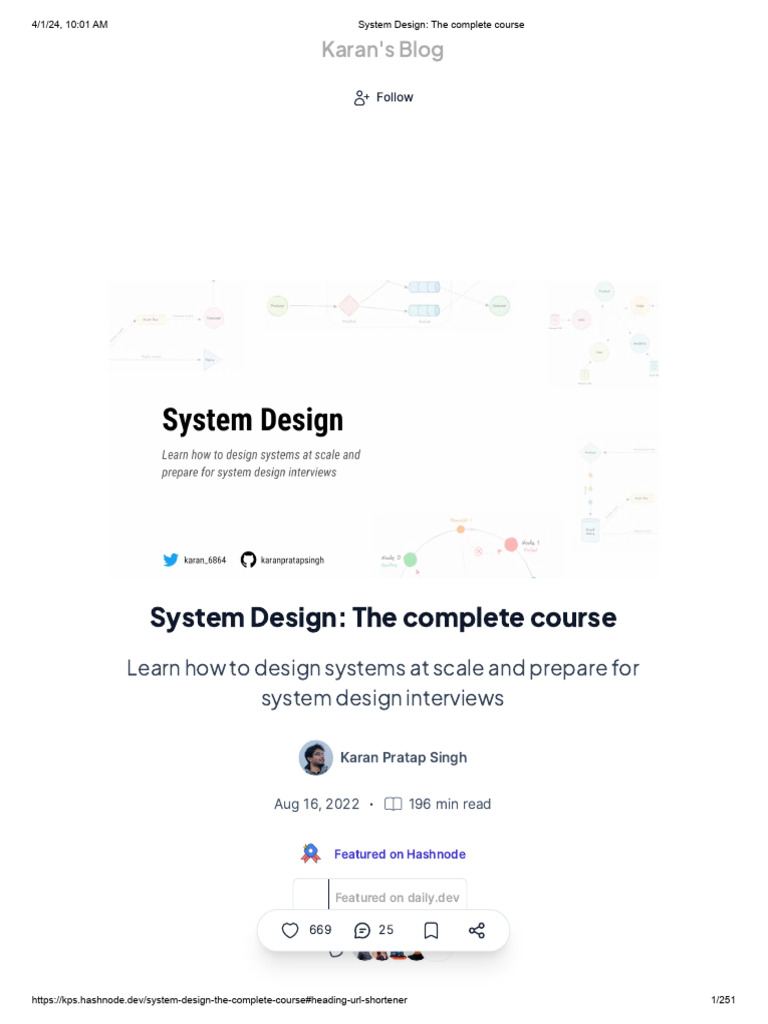 System Design Course Overview | PDF | Domain Name System | Load ...