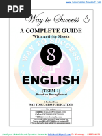 Namma Kalvi 12th English Unit 1 Way To Success Guide | PDF