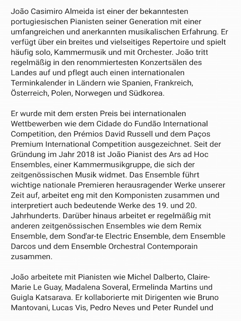 Biography German | PDF