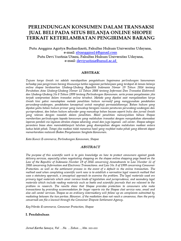 Perlindungan Konsumen dalam Transaksi Jual Beli Online Produk Fashion: Mengarungi Lautan Digital dengan Aman