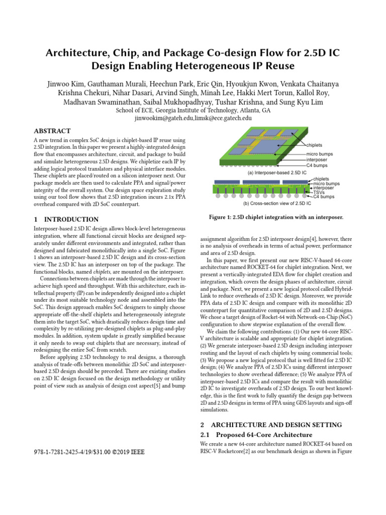Dac19 A | PDF | System On A Chip | Integrated Circuit
