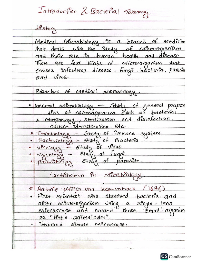 Microbiology Notes | PDF