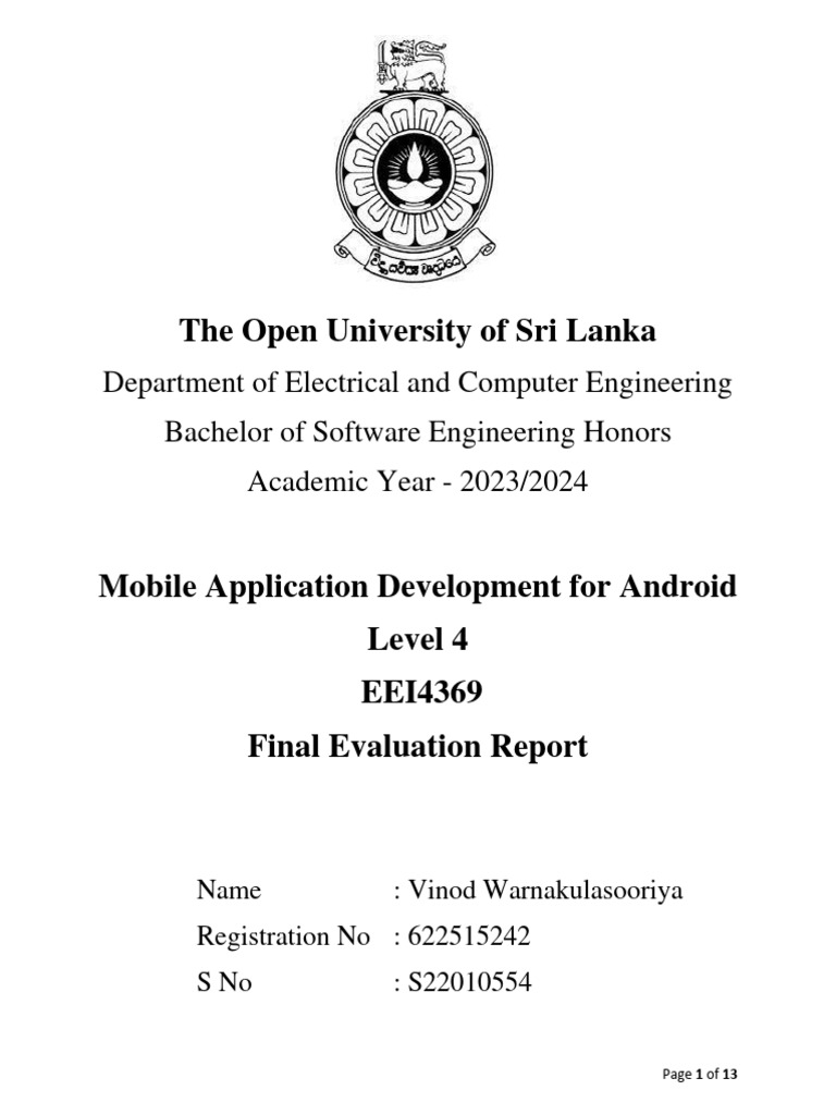 Android Expense Tracker App Overview | PDF | Usability | Mobile App