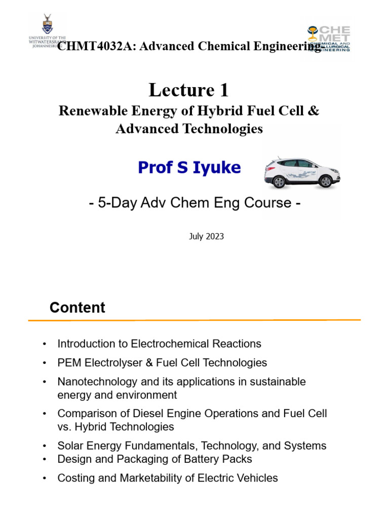 Lecture 1 Introduction To Electrochemistry Pdf Redox Electrode