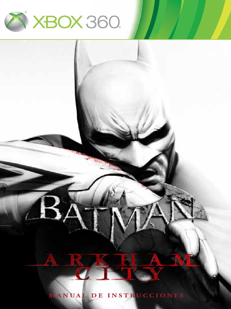 Notice D'instructions Batman Arkham City - Pour Xbox 360 (PAL FR) - Bon état