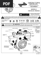 MODEL HSSK50 Operators Manual