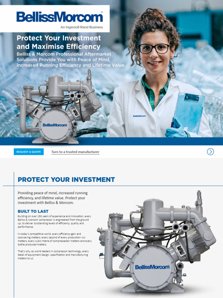 Belliss & Morcom Compressor Services | PDF | Reliability Engineering