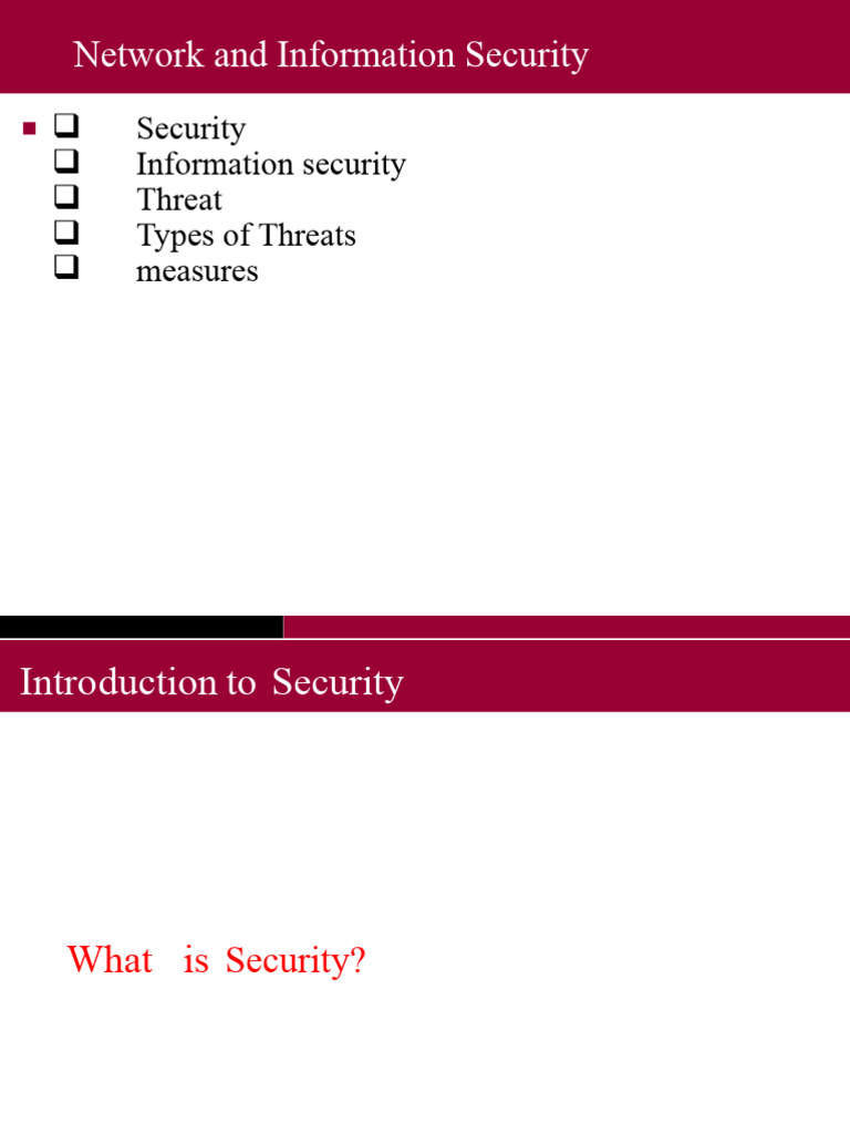 Understanding Network Security Threats | PDF | Information Security ...