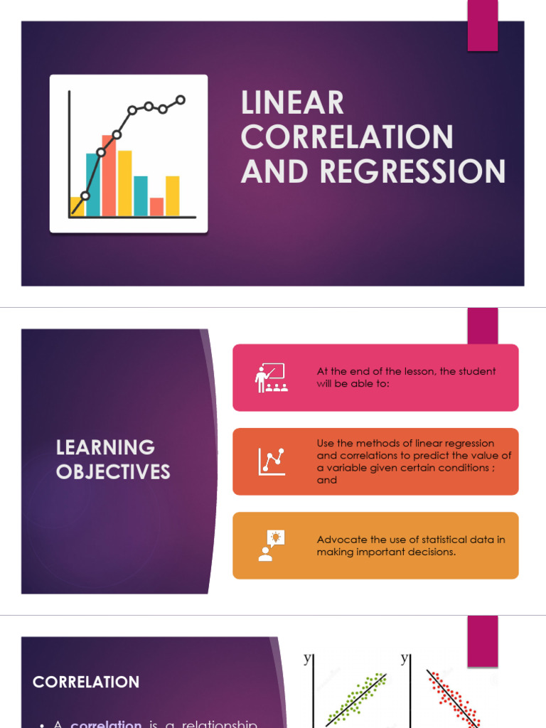 Linear Regression and Correlation Guide | PDF | Dependent And ...