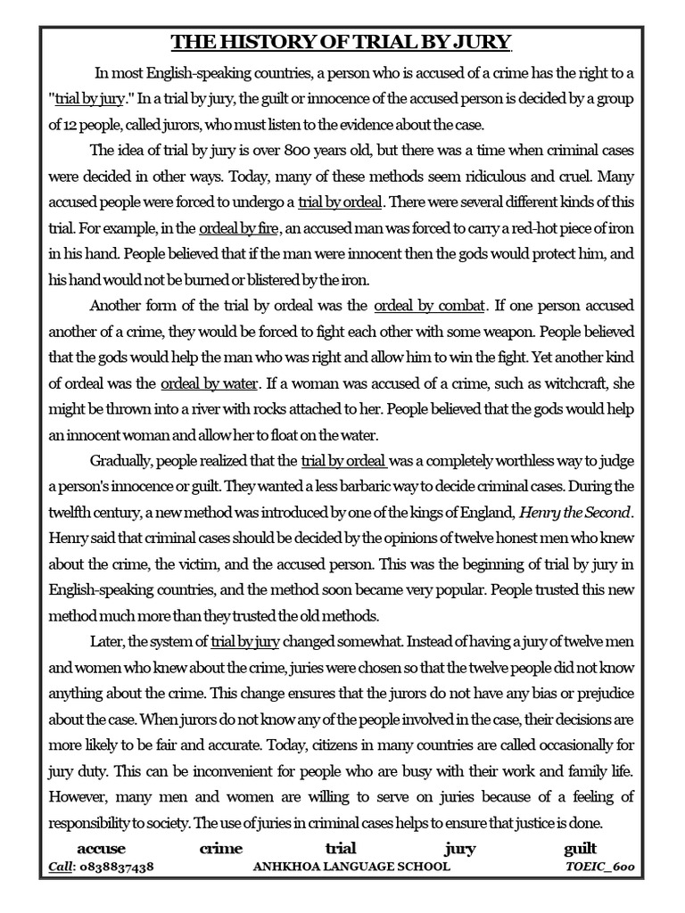 14 The History of Trial by July | PDF | Trials | Jury Trial