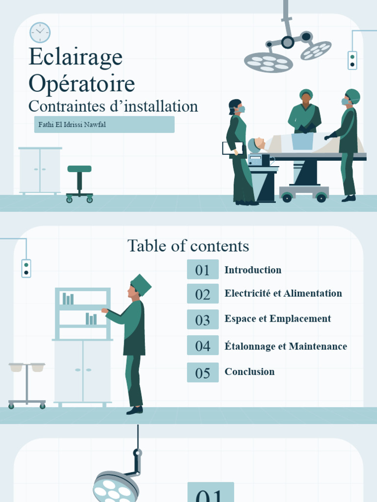  clairage Op ratoire Installation Et Maintenance PDF B ton 