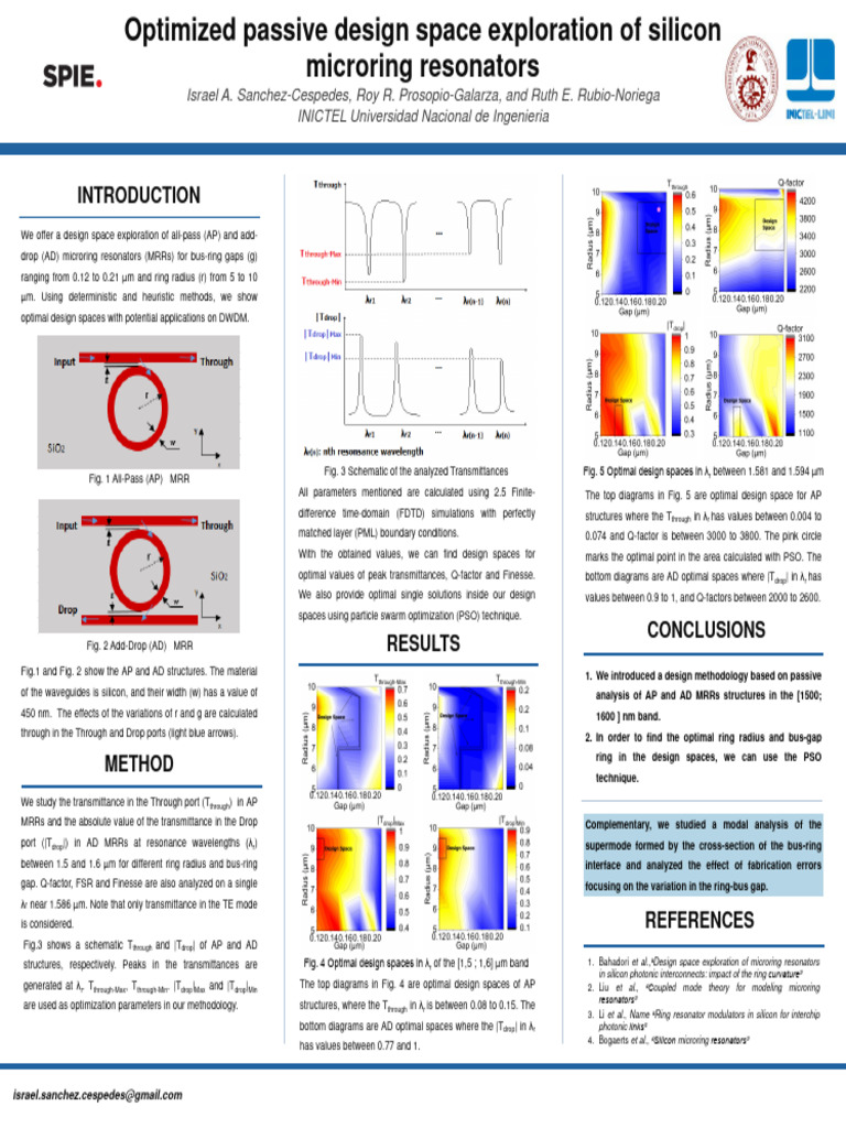 Silicon Microring Resonator Design | PDF | Optics | Applied And ...