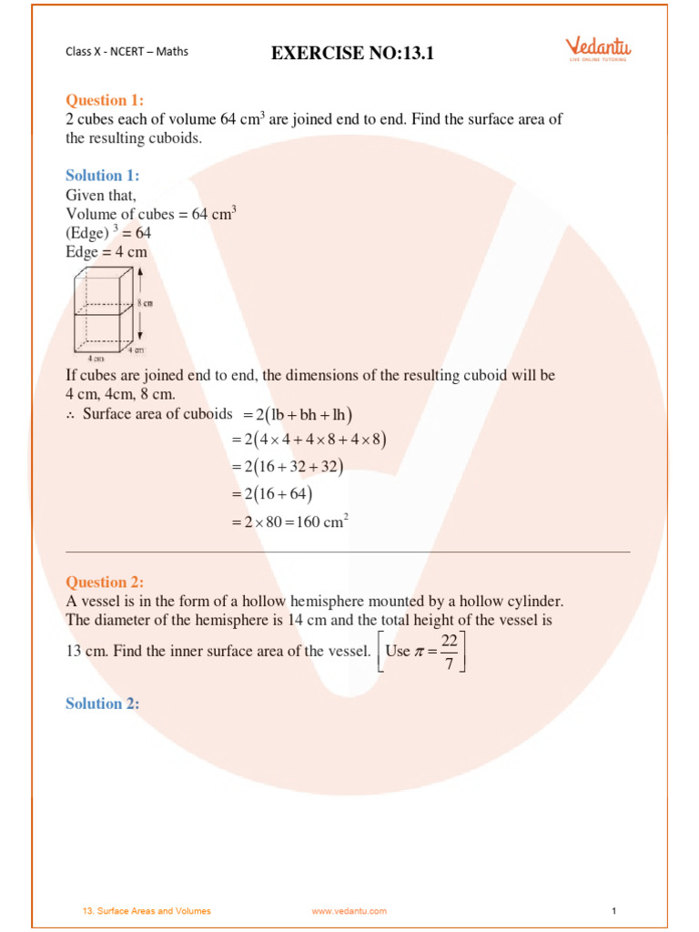 Surface Area Calculations for 3D Shapes | PDF | Sphere | Area