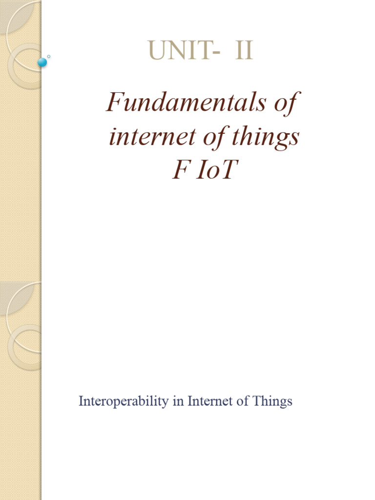 Interoperability in Internet of Things | PDF | Arduino | Interoperability