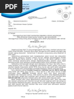 Contoh Surat Permohonan Perngukuran Arah Kiblat
