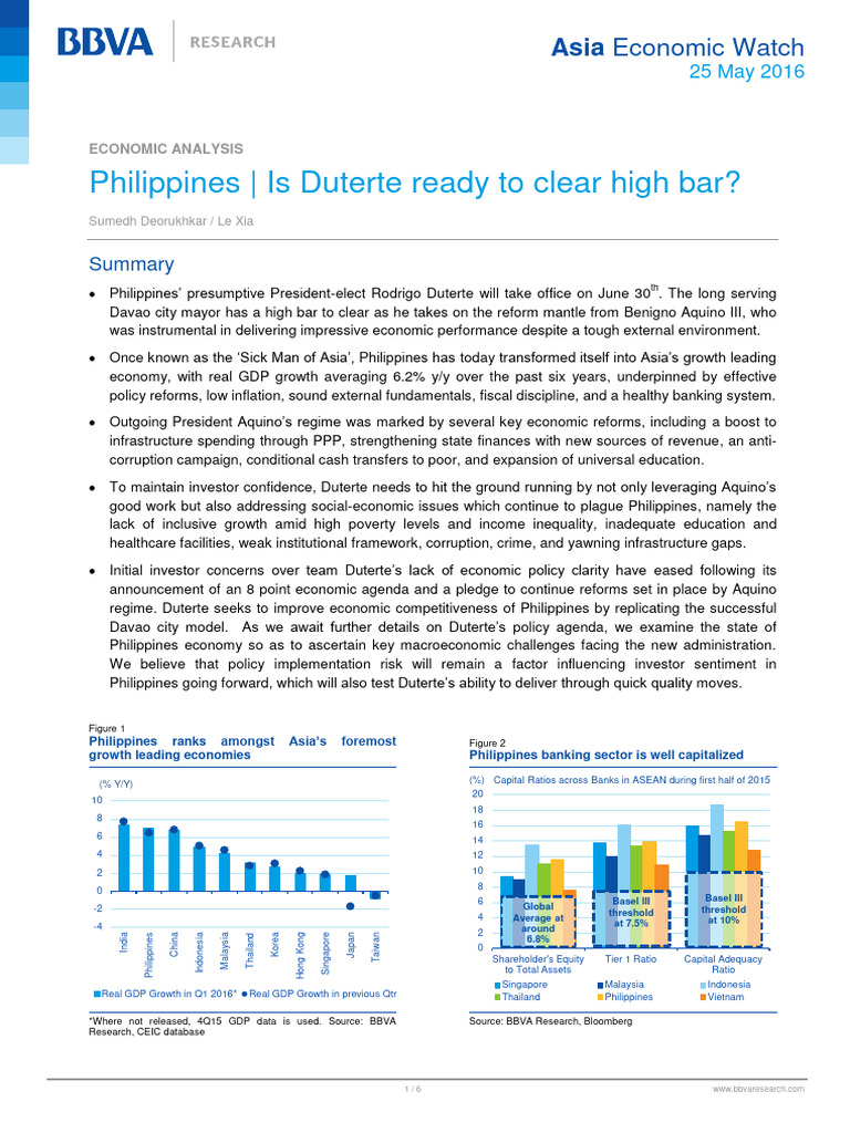 Eco Watch - Philippines Challenges Before The New President | PDF ...