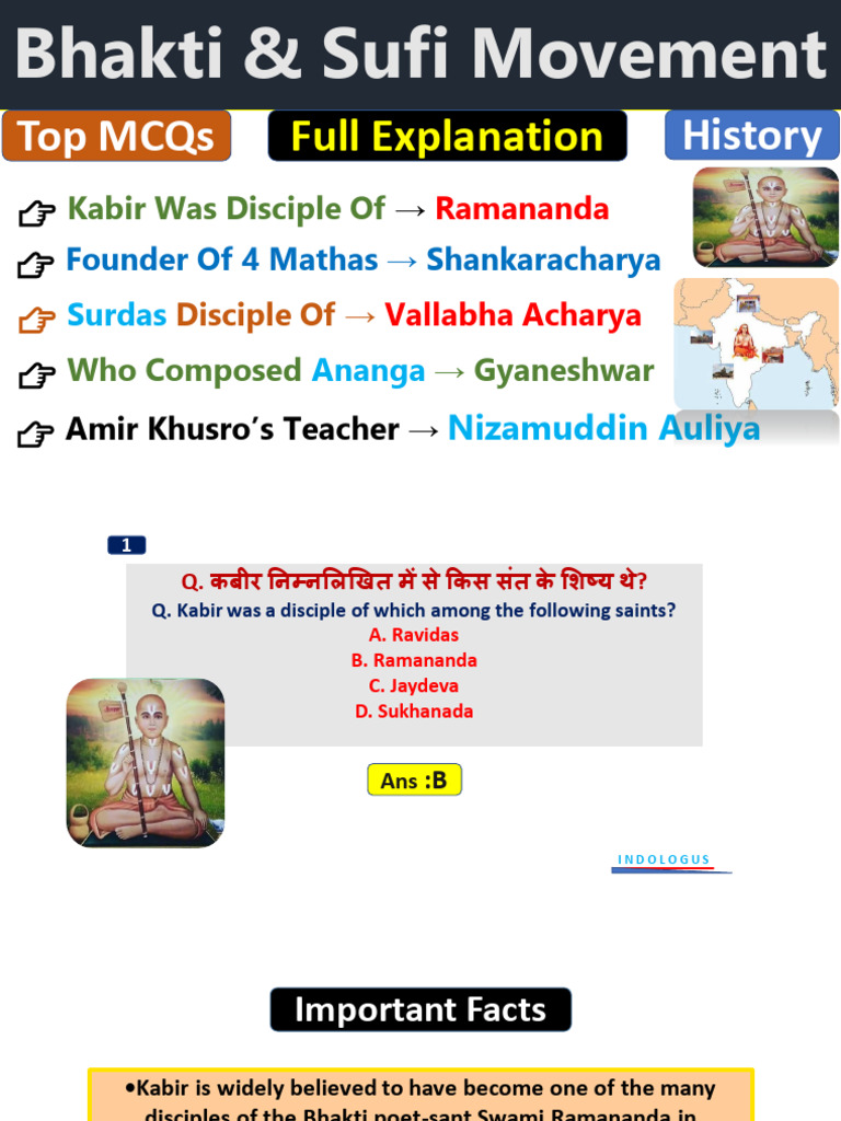 Bhakti and Sufi Movements | PDF | Vaishnavism | Bhakti Movement