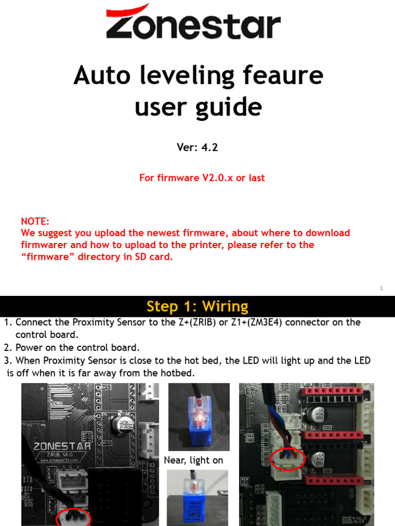 Bed Auto Leveling User Guide | PDF | Software | Computing