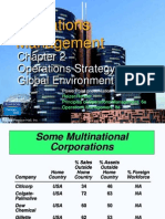 Operations Management: - Operations Strategy in A Global Environment