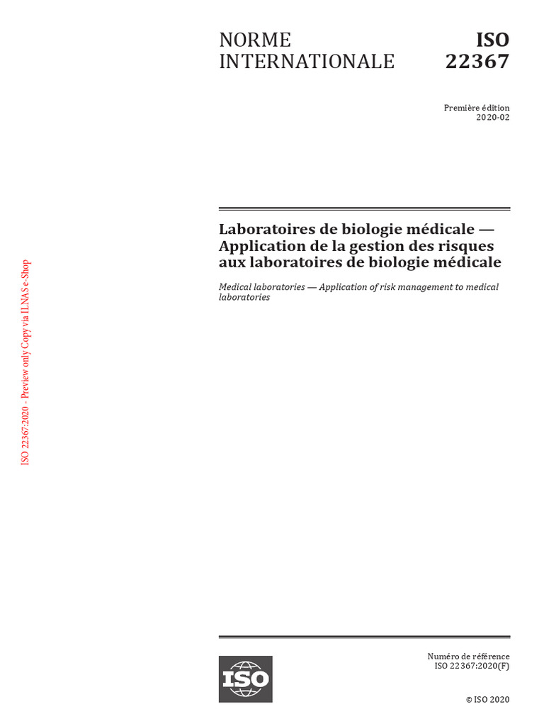 ISO 22367 2020 (F) - Character PDF Document | PDF | Risque ...