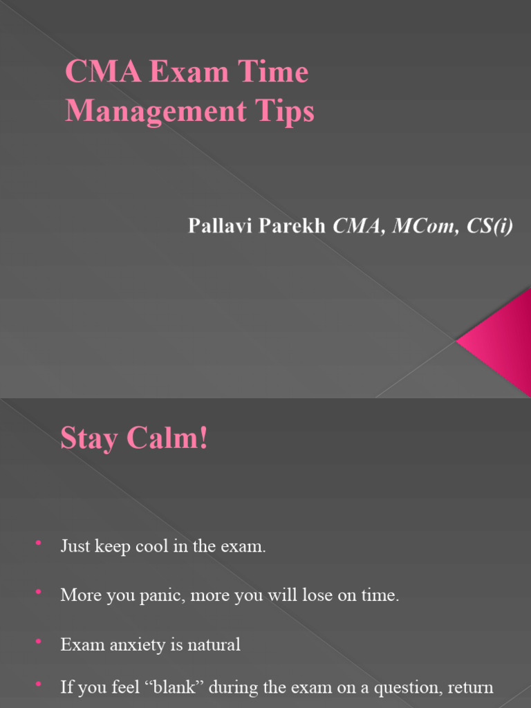 Cma Exam Pdf Multiple Choice