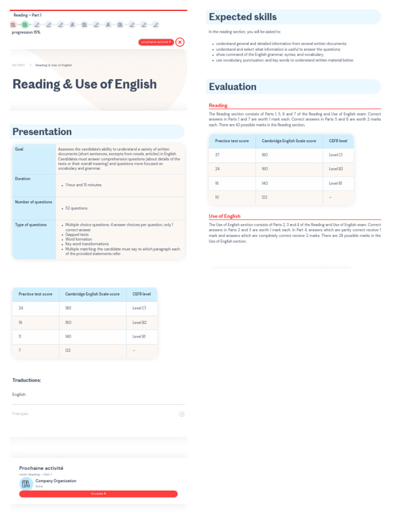 1.0 Reading & Use of English | PDF | Linguistics | Human Communication