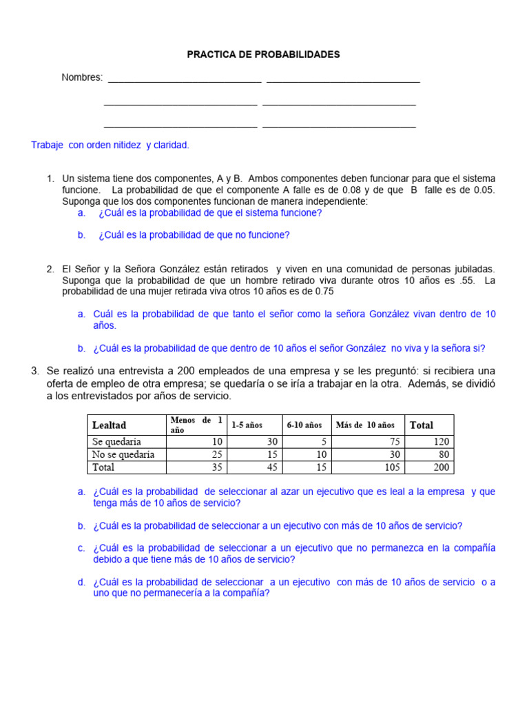 Ejercicios de Probabilidades y Estadística | PDF | Probabilidad | Color